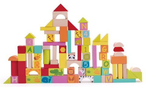 Educatieve Houten Blokken - 100 Stuks voor Creatief Spelen
