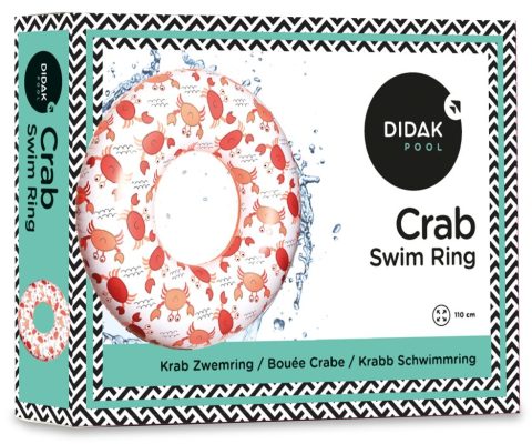 Didak Pool Crab Zwemring - 110 cm voor Kinderen