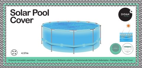 Didak Pool Solar Cover Rond 4,57m - Efficiënte Warmtebehoud