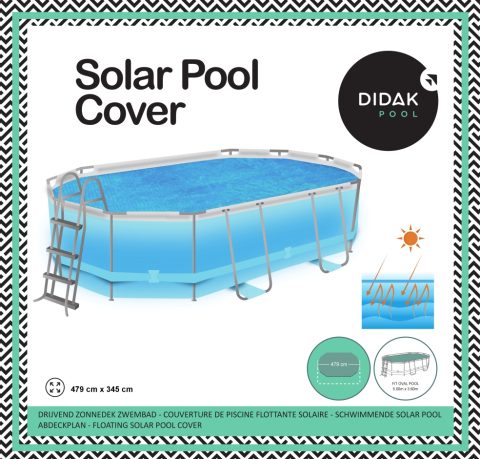 Didak Pool Solar Cover Ovaal 500 - 5m voor Zwembaden