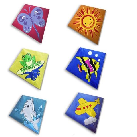 Mini Diamond Vlieger - Didak Beach - 20x25 cm - Assortiment