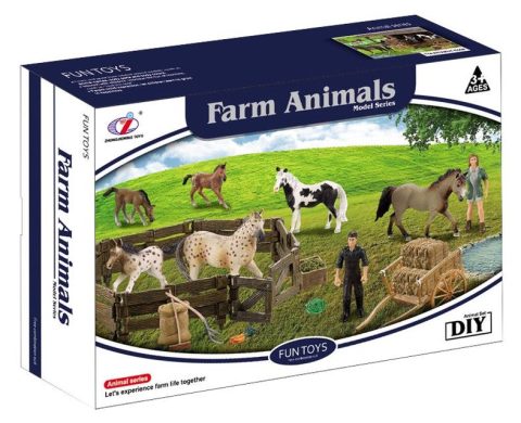 Set de jeu de ferme amusante et éducative pour enfants