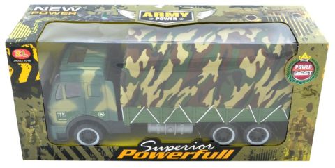 Camouflage Legertruck voor Avontuurlijke Spelletjes