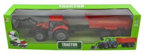 1:32 Tractor met Aanhangwagen - Speelgoed voor Kinderen