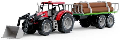1:32 Tractor met Aanhangwagen - Speelgoed voor Kinderen
