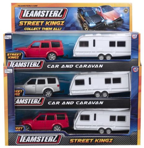 Street Kings Teamsterz Auto en Caravan Set - 5 Inch