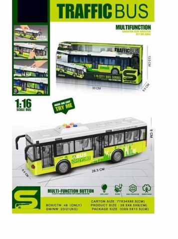 Friction Bus met Licht, Muziek en Openende Deuren