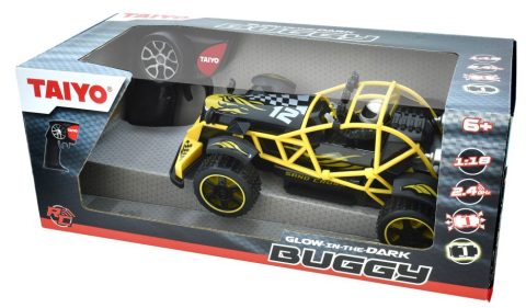 Glow in the Dark R/C Buggy 1:18 - Avontuurlijke Actie!