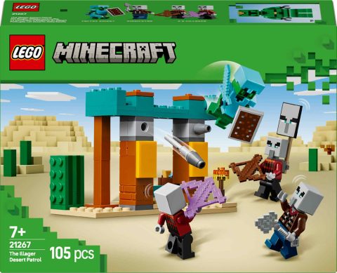 LEGO Minecraft - De Illagers in de Woestijn Set