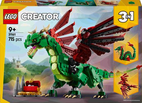 LEGO Creator 3-1 - Middeleeuwse draak 31161