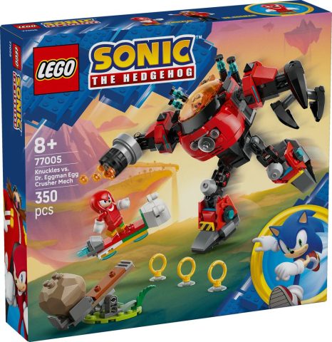 LEGO Sonic - Knuckles vs. Dr. Eggman Egg Crusher mecha 77005