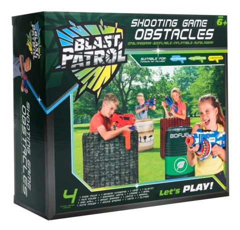 Set Blast Patrol : Mur, obstacle, caisse et baril de gaz