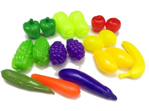 Fruit Set - 18 Stuks voor Creatieve Spelletjes