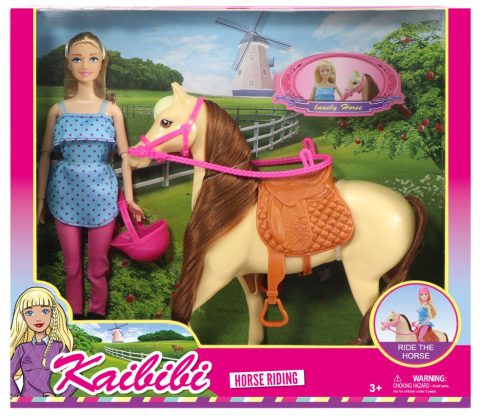 Pop met Paard - 29 cm Speelgoed Set voor Kinderen