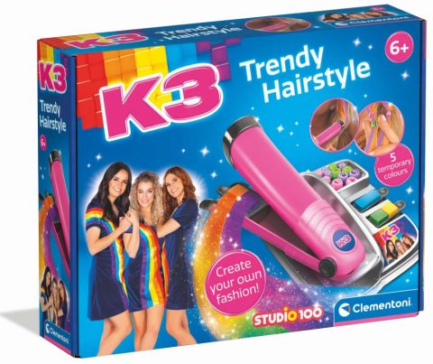Clementoni K3 Fashion Hairstyle Set voor Creatieve Kinderen