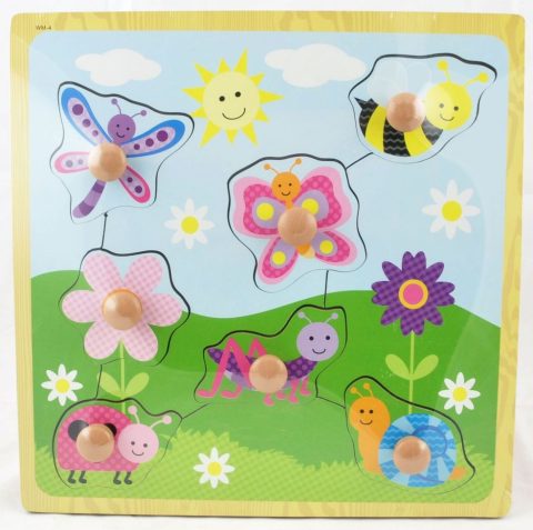 Easy Grab Houten Puzzel - 6 Stuks Assortiment