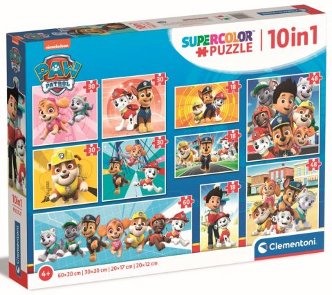Paw Patrol Puzzel 10 in 1 - Speelplezier voor Kinderen