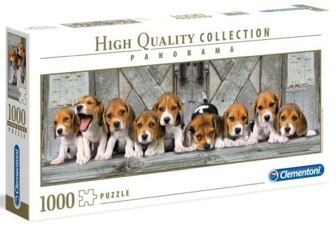 Puzzel Panorama Beagles - 1000 pièces, haute qualité
