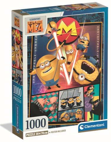Despicable Me 4 Puzzel 1000 Stukken - Compacte Versie