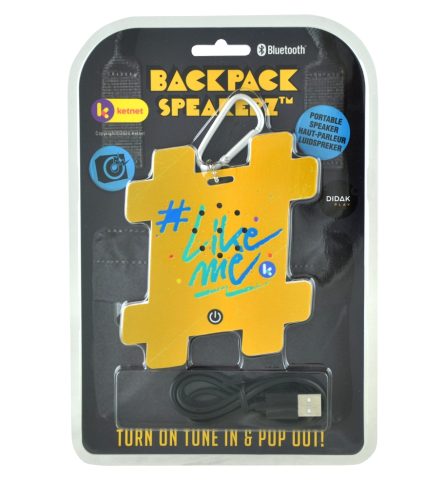 Muy Pop Backpack Speaker - Like Me - Geel