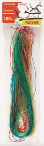 Scoubidou Glinster Pailletten - 100 stuks - 80 cm