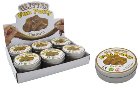 Glitter Putty Set - 12 Stuks in Display