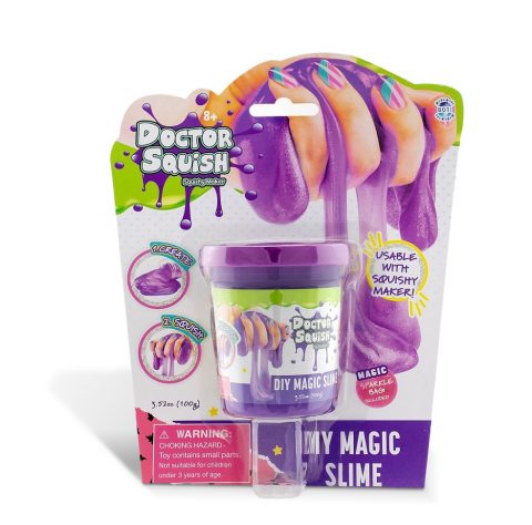 Doctor Squish DIY Magic Slime Blister Pack - Paars 100g