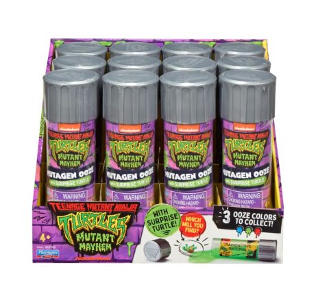 TMNT Movie Basic Ooze Cannister Set - 12 stuks