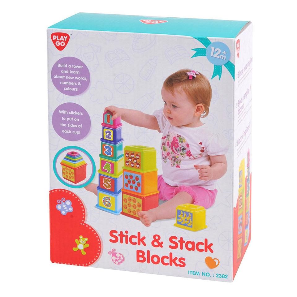 Plak & Stapel Blokken - Creatief Speelgoed voor Kinderen