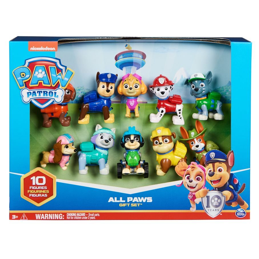 PAW Patrol - Geschenkverpakking met 10 Figuren