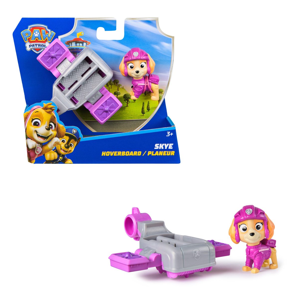 PAW Patrol Action Pups Skye - Avontuurlijke Speelgoedfiguur
