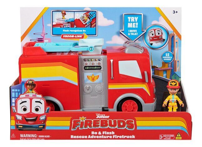 Firebuds Interactieve Brandweerwagen - Bo & Flash