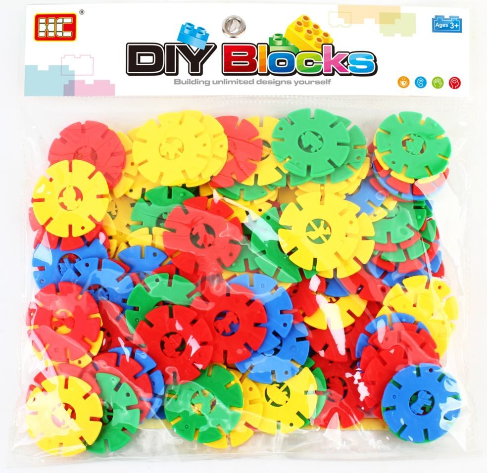 Building Block Schijfjes - Dieren Sneeuwvlokken Set