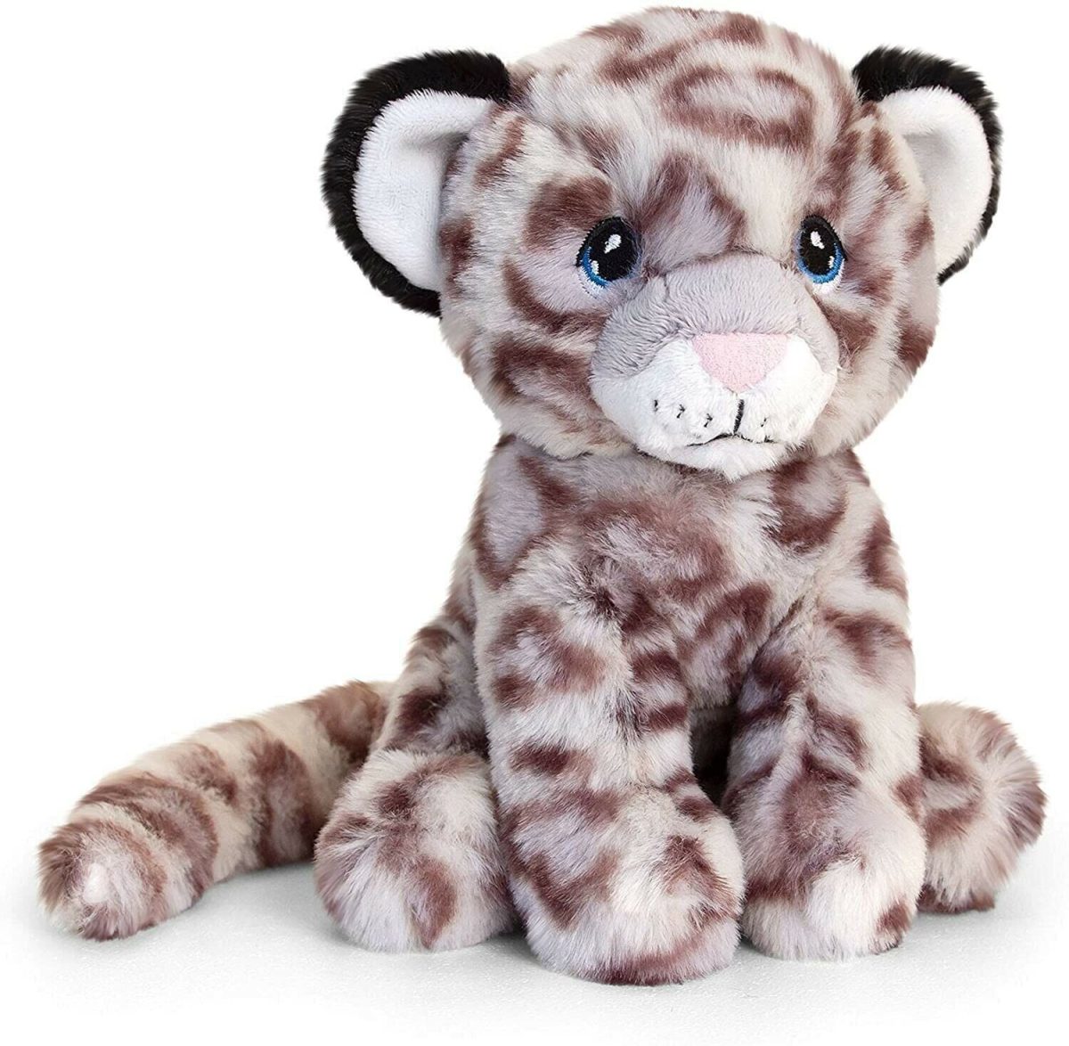 Peluche Keeleco Léopard 18 cm - Écologique et Douce