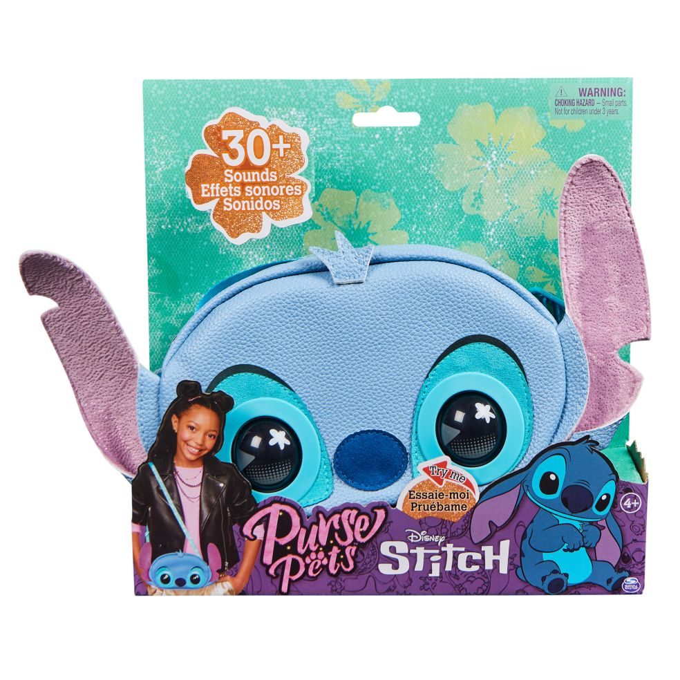 Purse Pets Disney - Stitch, compagnon adorable et interactif