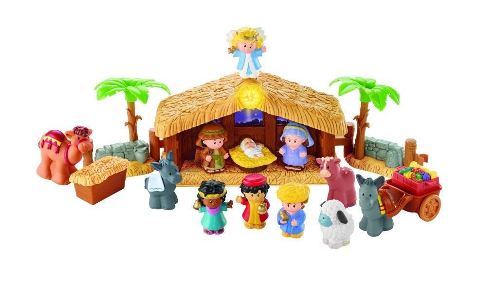 Fisher-Price Little People Kerststal voor Kinderen