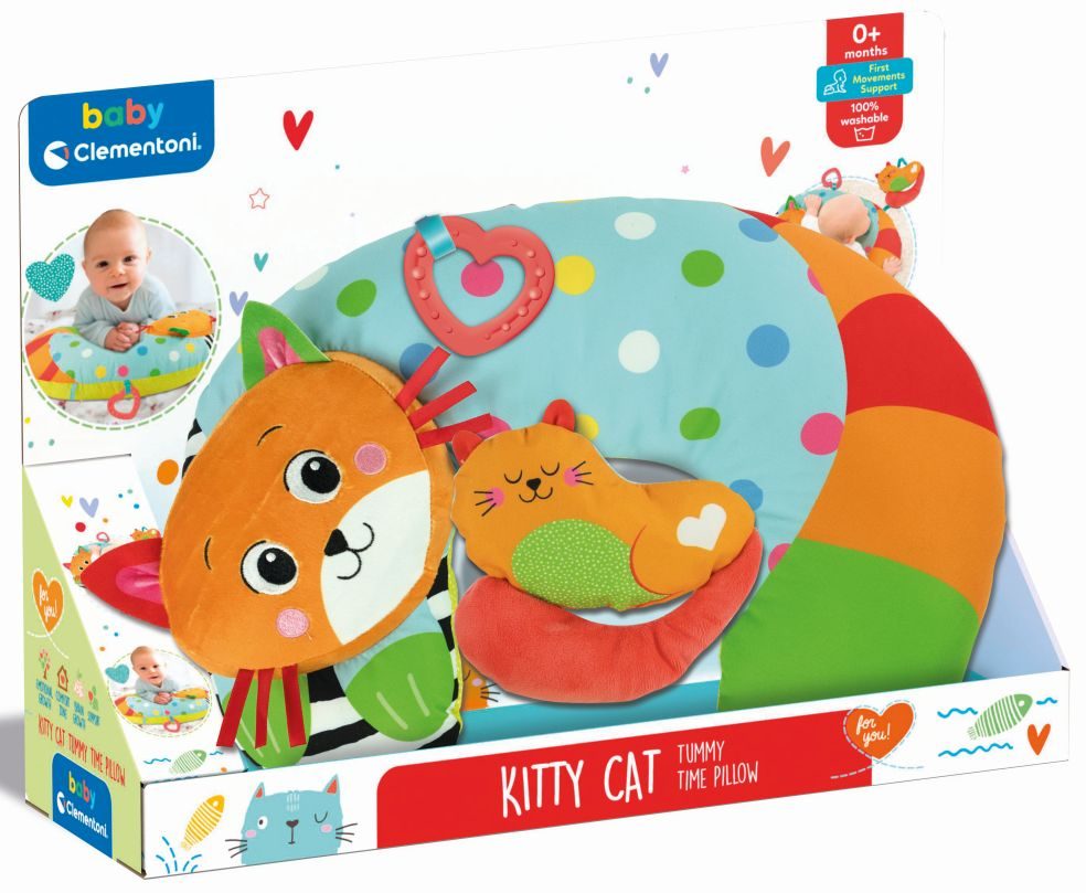 Coussin Kitty Cat de Clementoni - Douceur et confort
