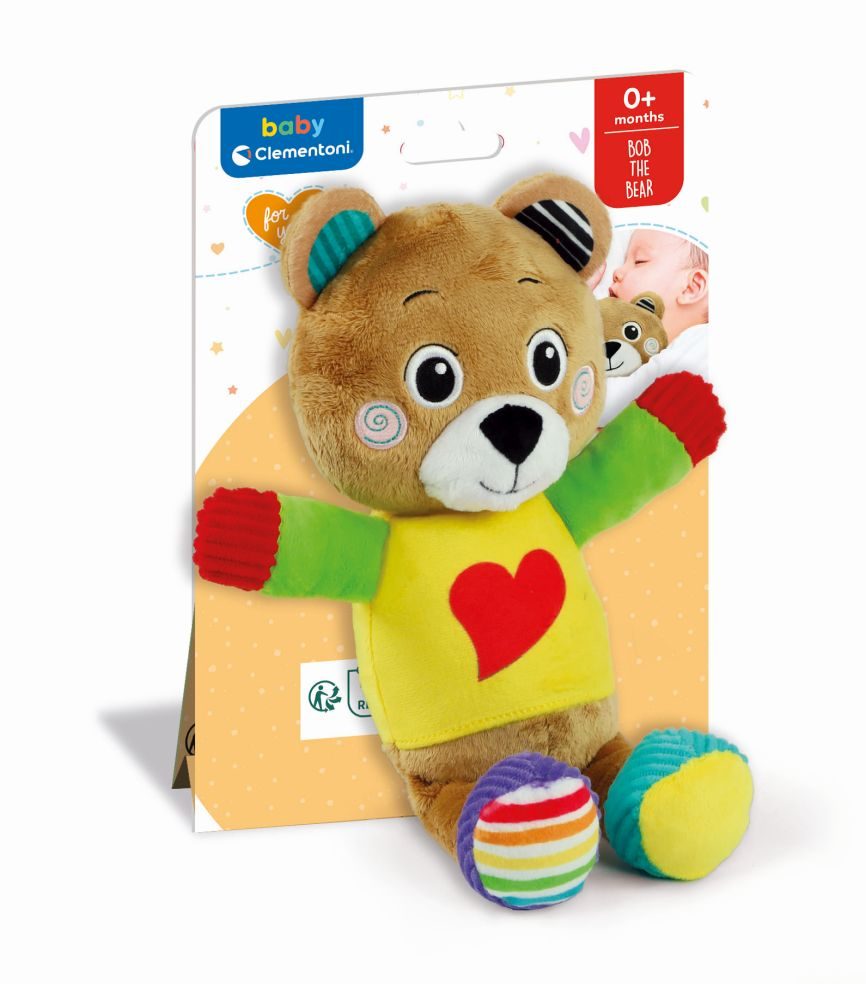 Clementoni - Peluche Lapin Dans La Boîte