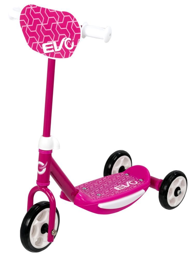 Evo Roze 3-Wiel Scooter voor Kinderen