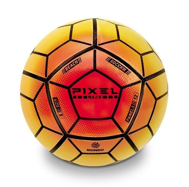 Beachbal 230 - Soccer Pixel 23cm voor plezier op het strand