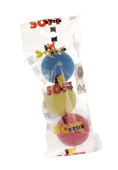 Soft Tennis Ballen 7 cm - Set van 3 Stuks