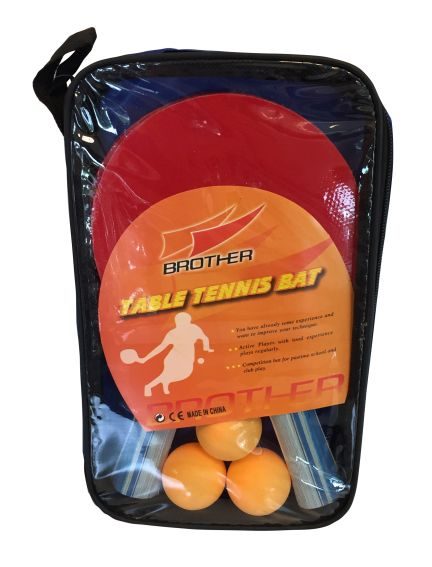 Tafeltennis Set met 2 Pallets en 3 Balletjes
