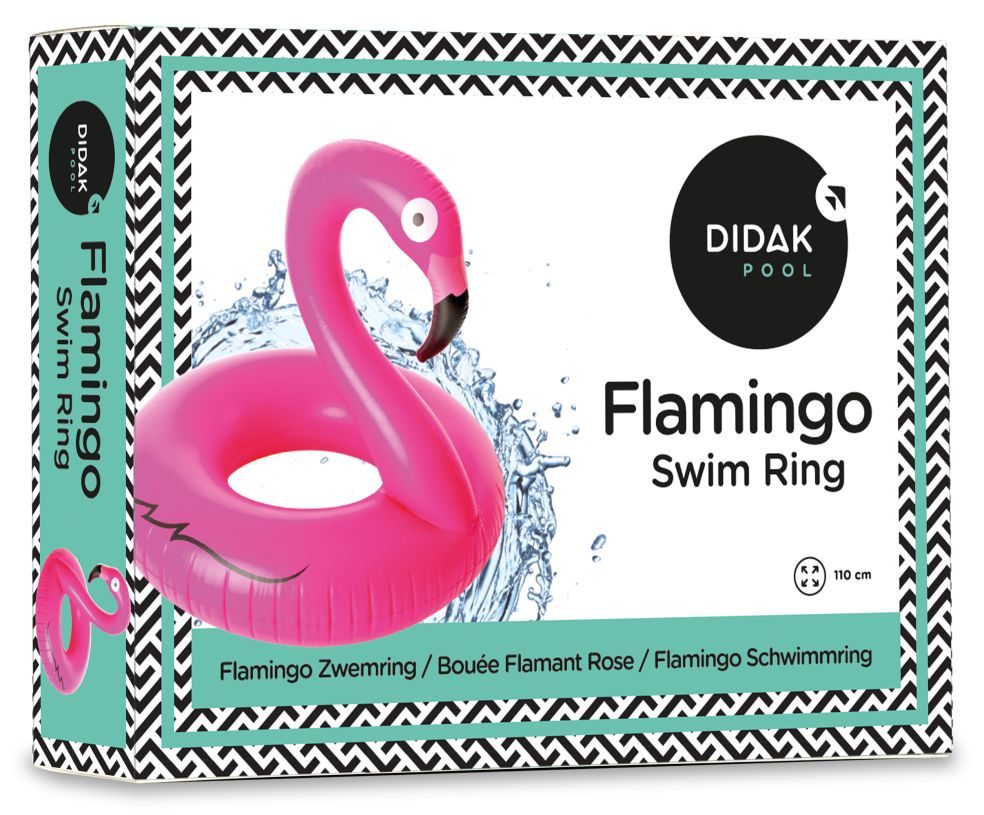 Flamingo Zwemring 110 cm - Didak Pool