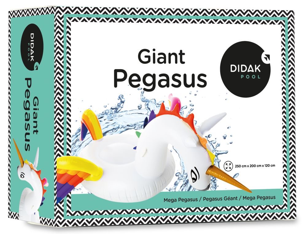 Pégase géant Didak - 250x200x120 cm pour piscine