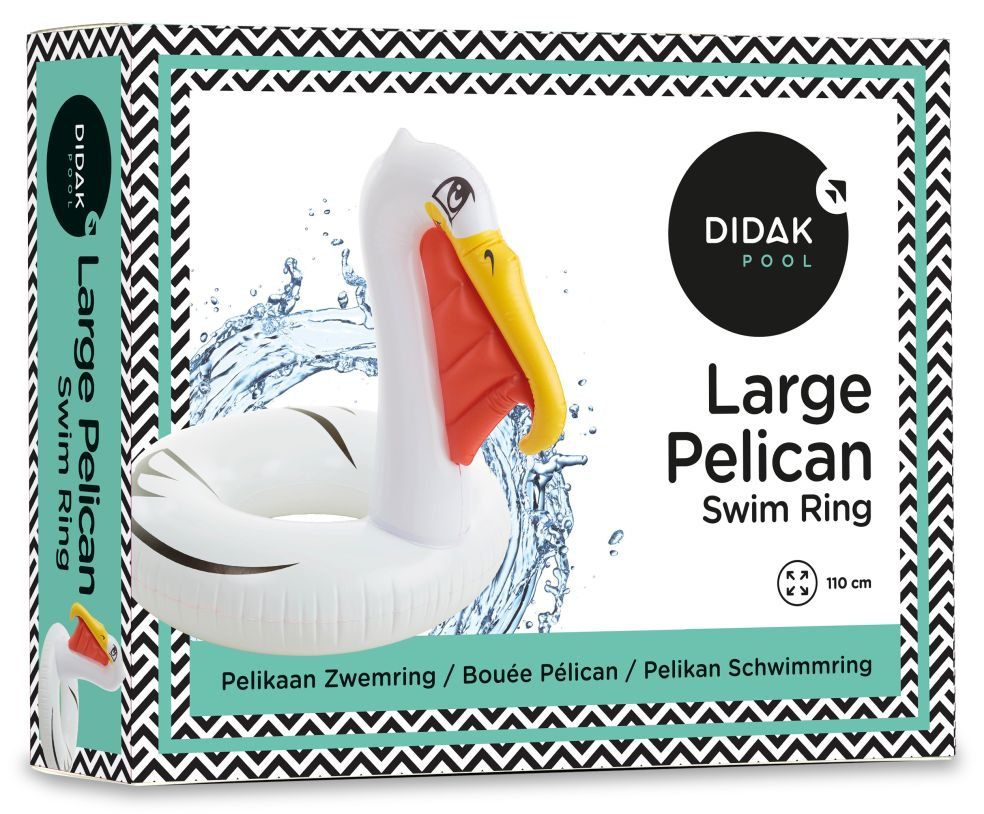 Didak Grote Pelican Zwemring - 110 cm voor Kinderen