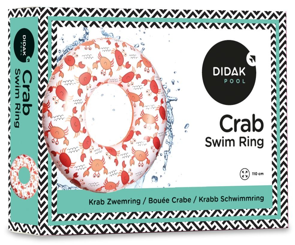 Didak Pool Crab Zwemring - 110 cm voor Kinderen