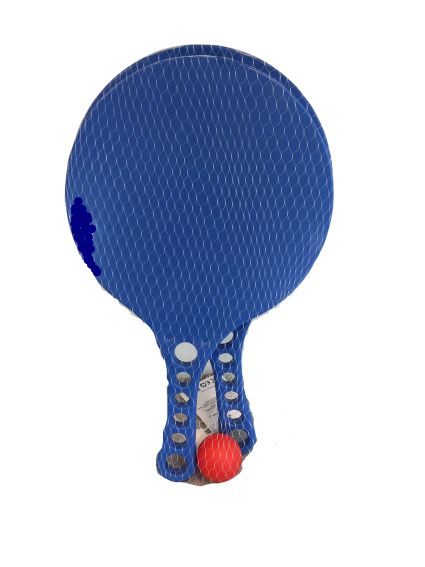 Blauwe Beachball Set met 2 Pallets en Bal