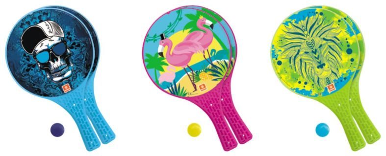 Beach Paddles Fantasy - Set van 3 Assortiment