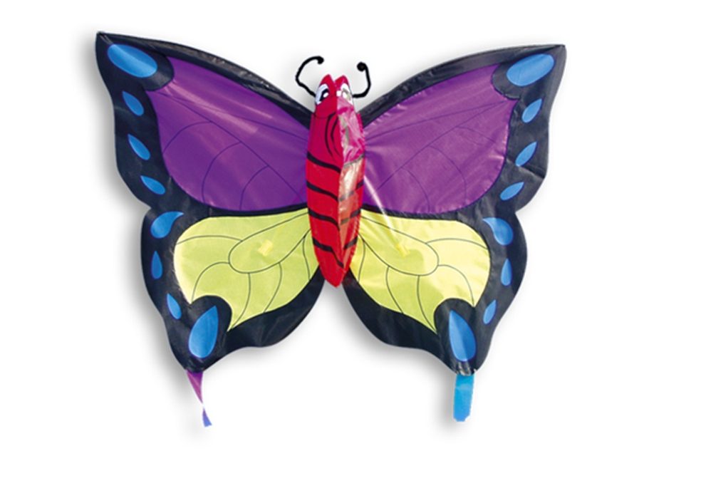Cerf-volant Pinky Winky Papillon - 52x73 cm