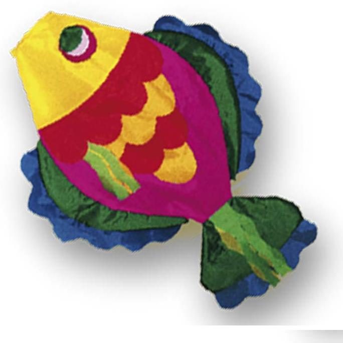Windzak 3D Tropische Vis - Didak Beach 100x35 cm